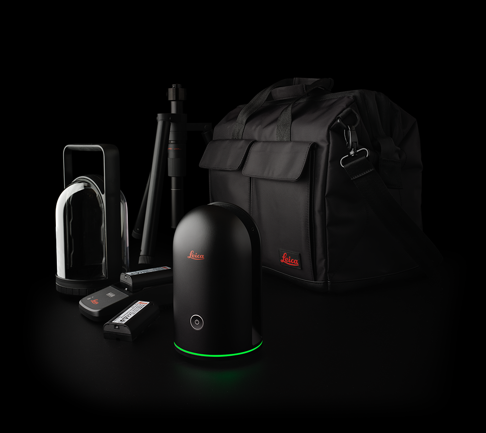 Leica BLK360 with accessories